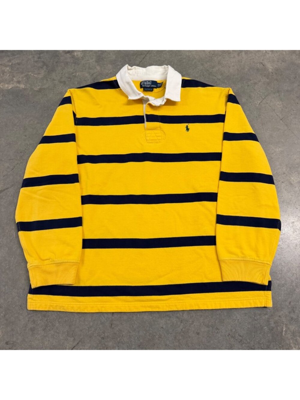 Polo Ralph Lauren 2000s Striped Rugby Shirt Size XXL